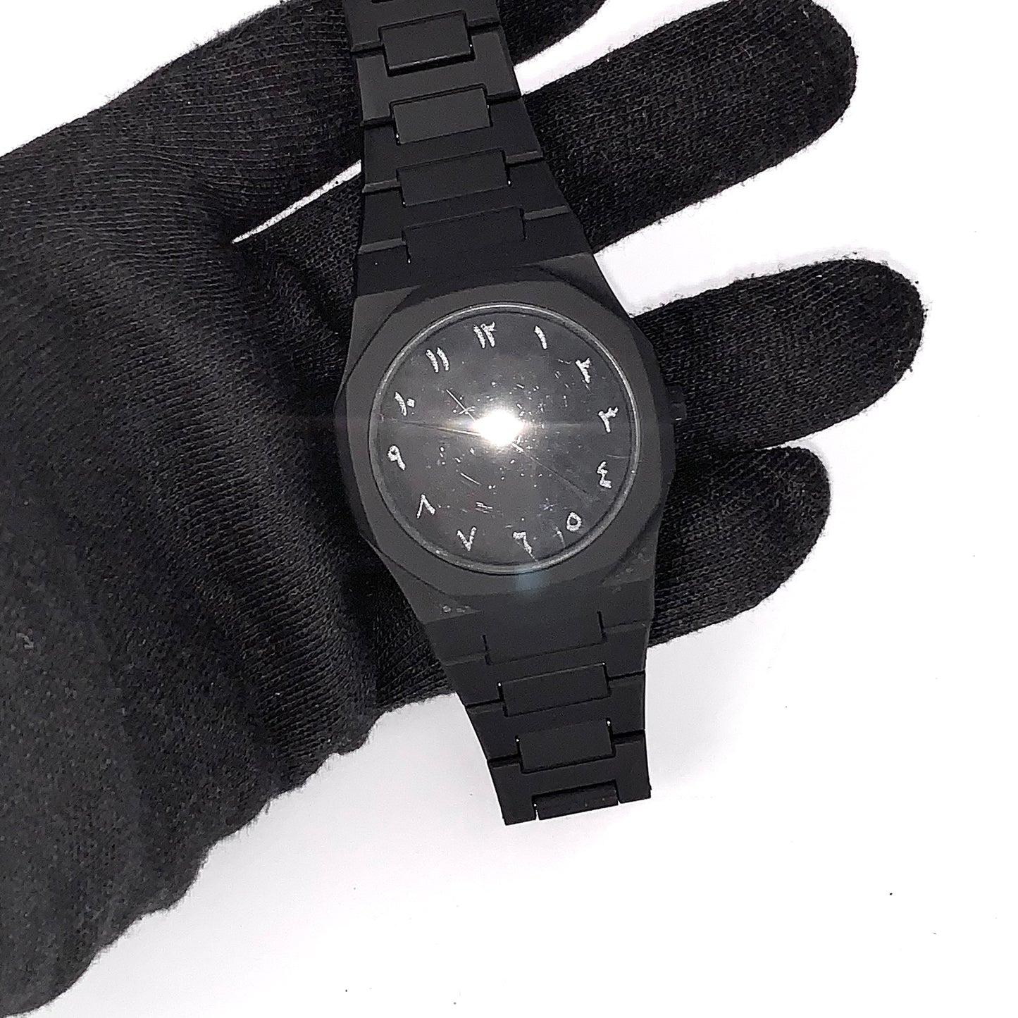Black Arabic Aura Watch – Premium Luxury Edition