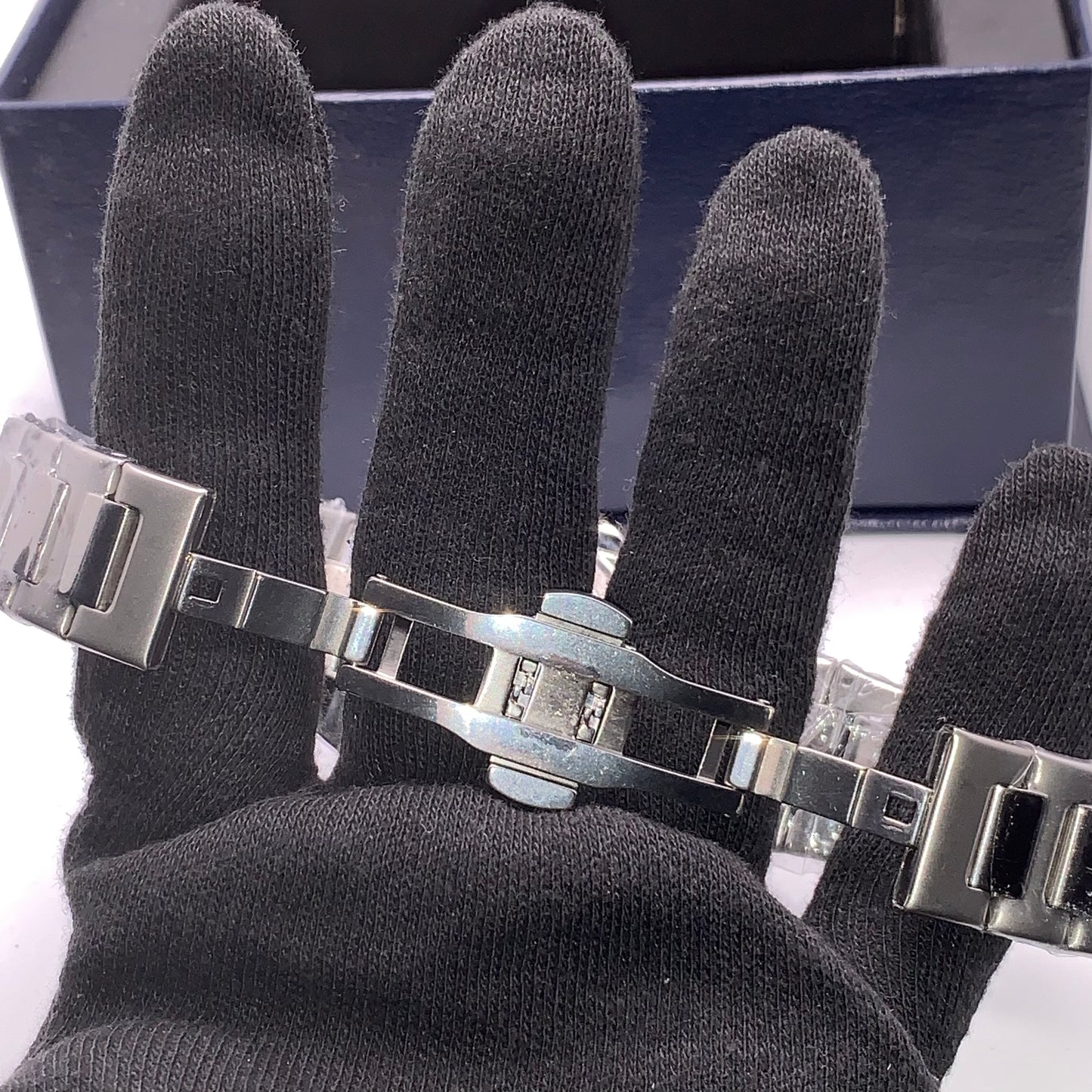 Patek Philippe Blue Dial Silver Chain Luxury Watch