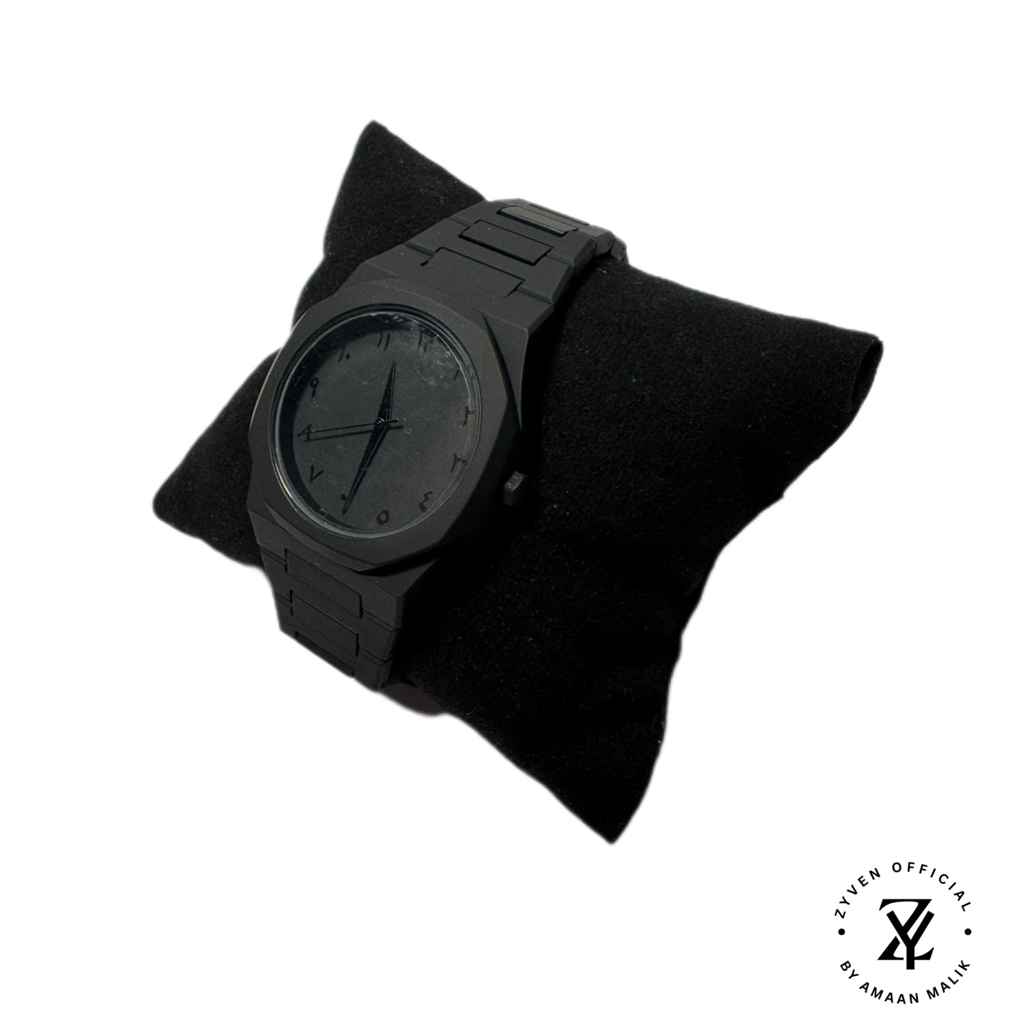 Black Arabic Aura Watch – Premium Luxury Edition