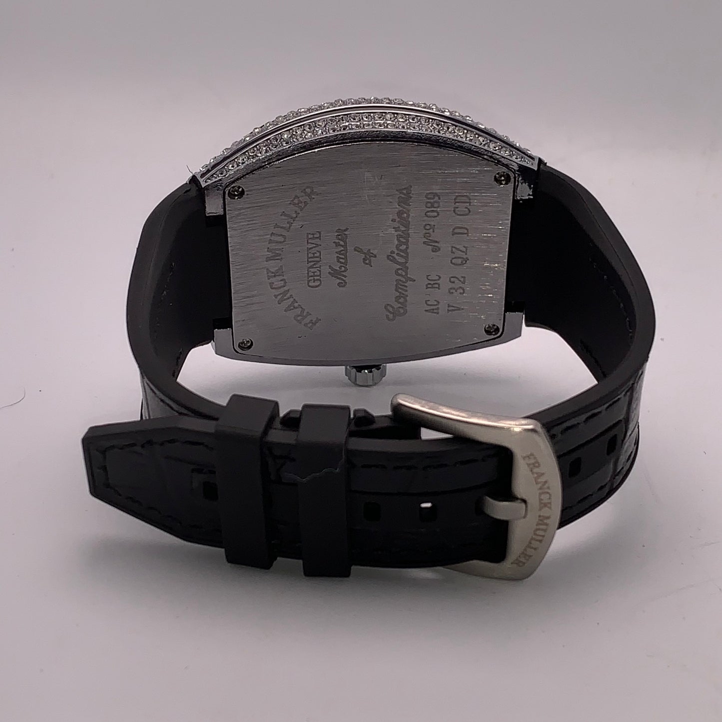 Franck Muller Silver Chain Blue Dial Luxury Watch