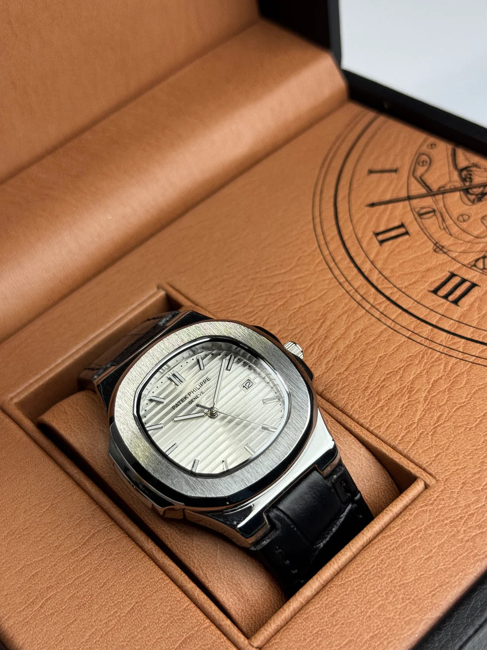 Patek Philippe Inspired Watch – Classic Leather Strap